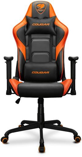 Игровое кресло COUGAR Armor Elite, черный, оранжевый