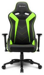 Sharkoon ELBRUS 3/BLACK-GREEN, черный, зеленый