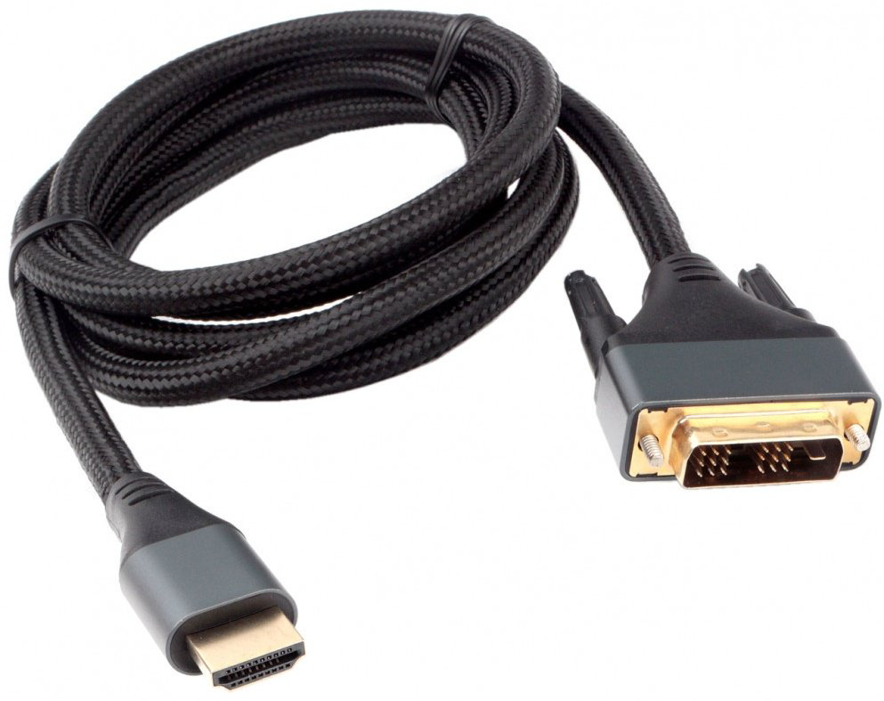Кабель Cablexpert CC-HDMI-DVI-4K-6 DVI-D - DVI-D 1.8 м купить,5511