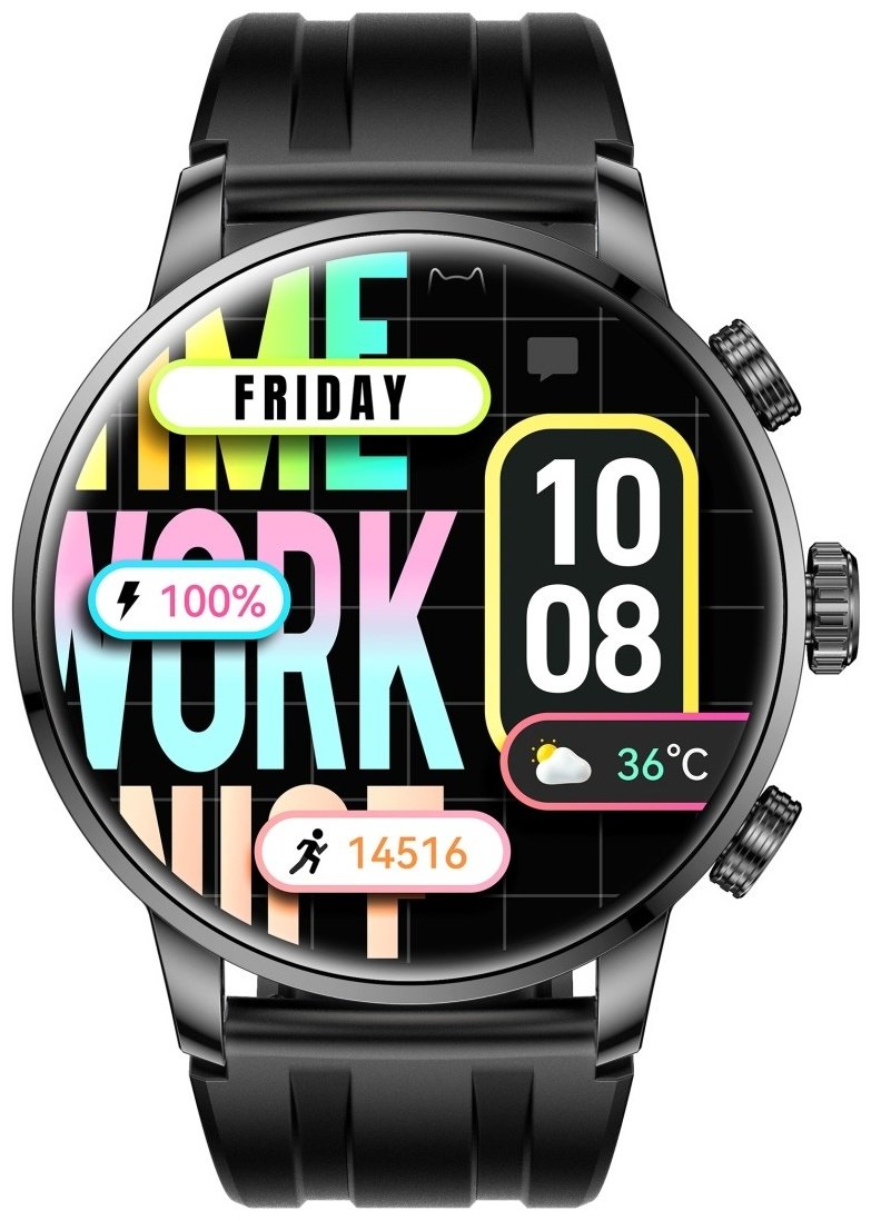 Смарт-часы Kieslect Calling Watch Kr2 черный-черный купить,29990