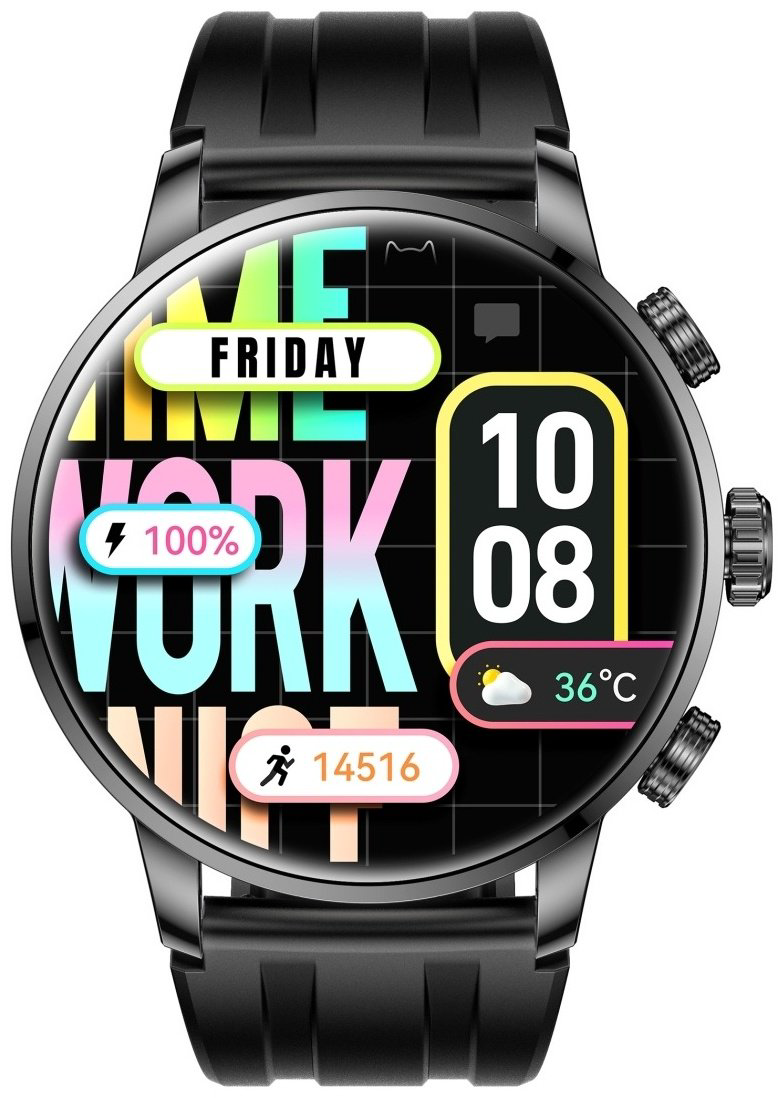 Смарт-часы Kieslect Calling Watch Kr2 черный-черный купить,29990