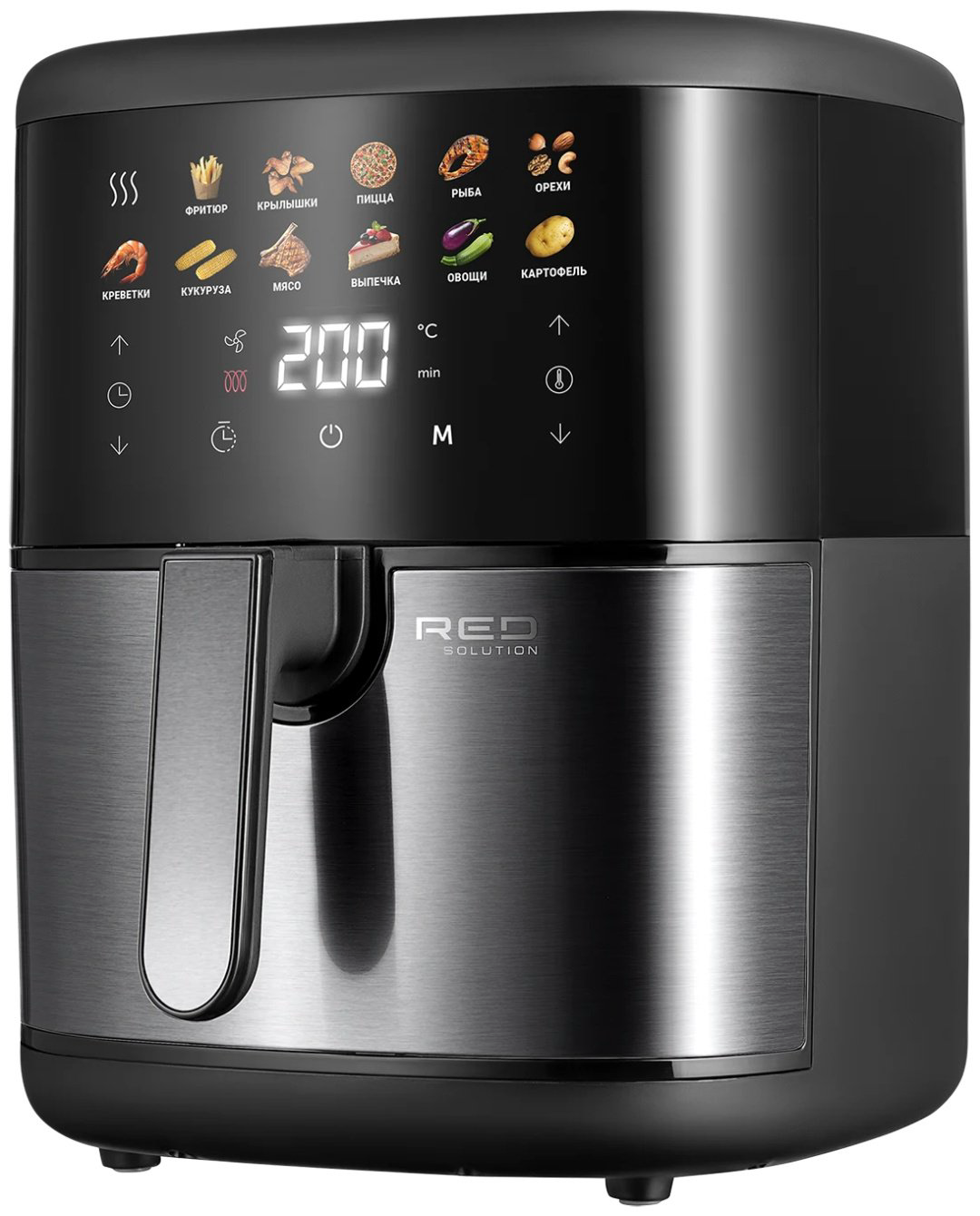 Аэрогриль RED Solution COLORSENSE W261 черный купить,NaN