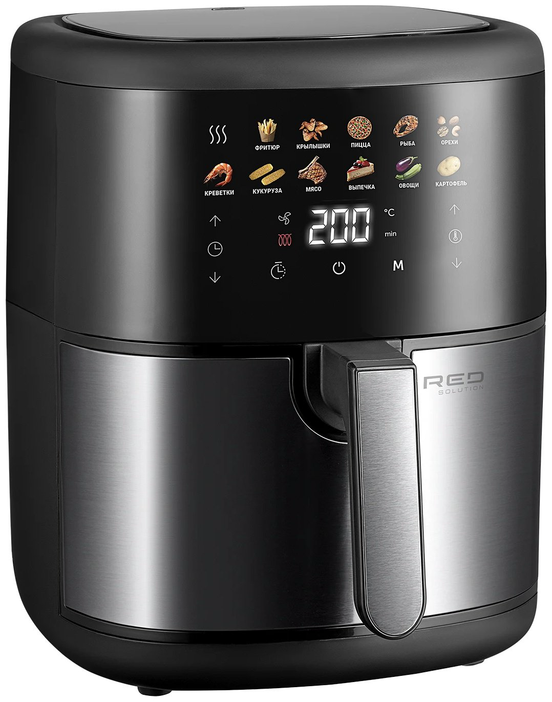 Аэрогриль RED Solution COLORSENSE W261 черный купить,NaN