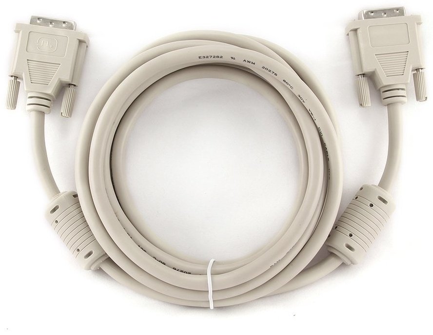 Cablexpert DVI-D - DVI-D 3 м CC-DVI2-10 серый купить,0