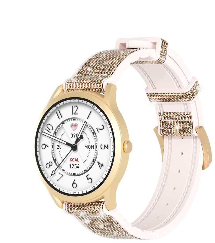 Смарт-часы Kieslect Lady Calling Watch Lora Gold золотистый-белый
