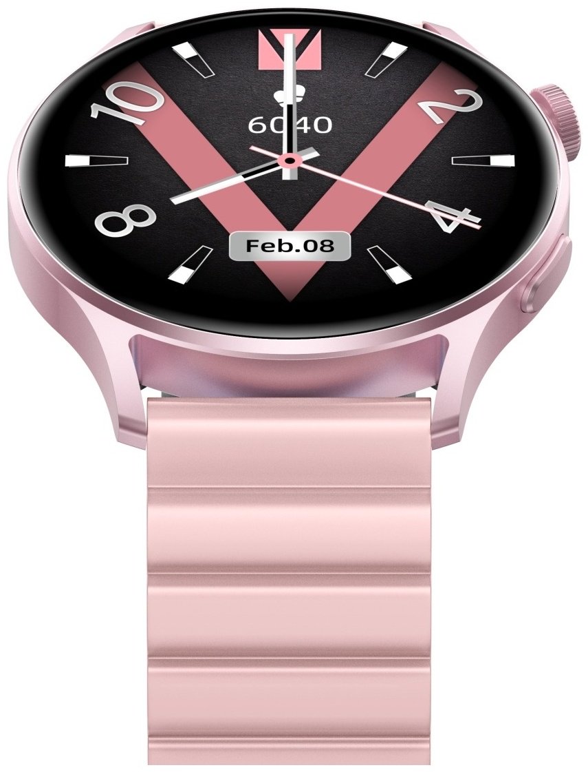 Смарт-часы Kieslect Lady Watch Lora 2 розовый-розовый купить,0