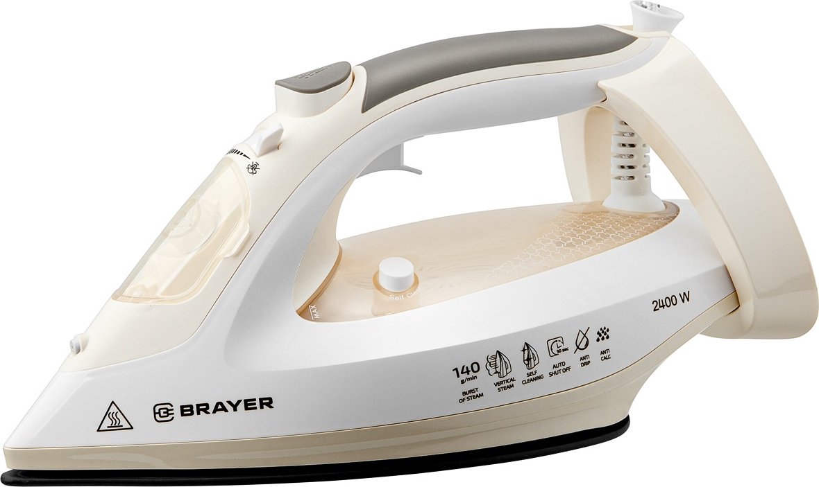 Утюг BRAYER BR4014 бежевый