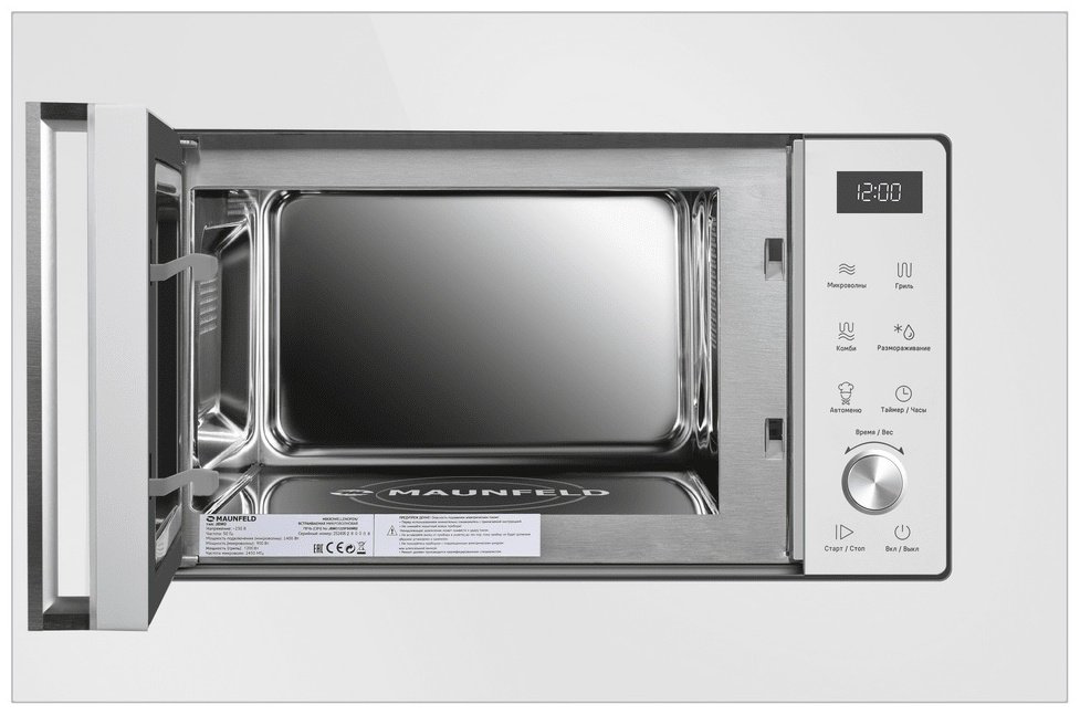 Микроволновая печь MAUNFELD JBMO1225FSGW02 белый купить,233261