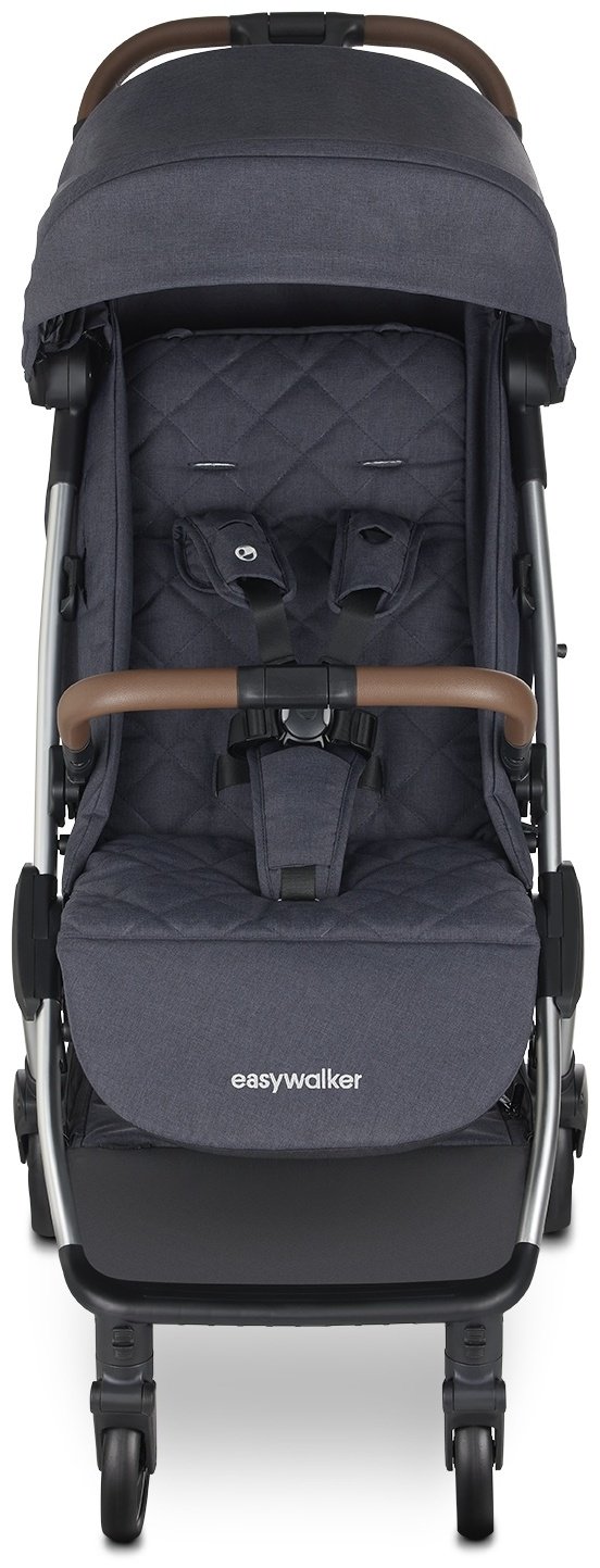 Коляска прогулочная Easywalker Jackey Full, черный, серебристый купить,NaN