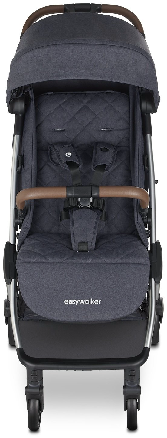 Коляска прогулочная Easywalker Jackey Full, черный, серебристый купить,NaN