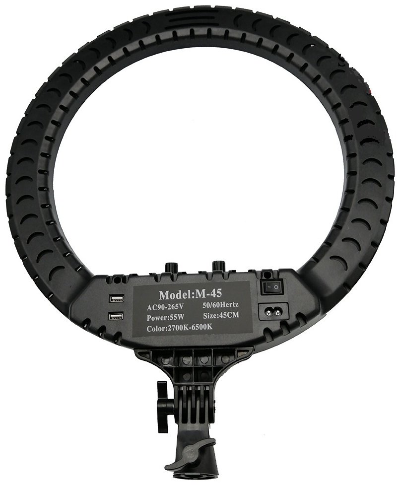 Кольцевая лампа Soft Ring Tech Ring Fill Light RL-18 512LED 45см черный