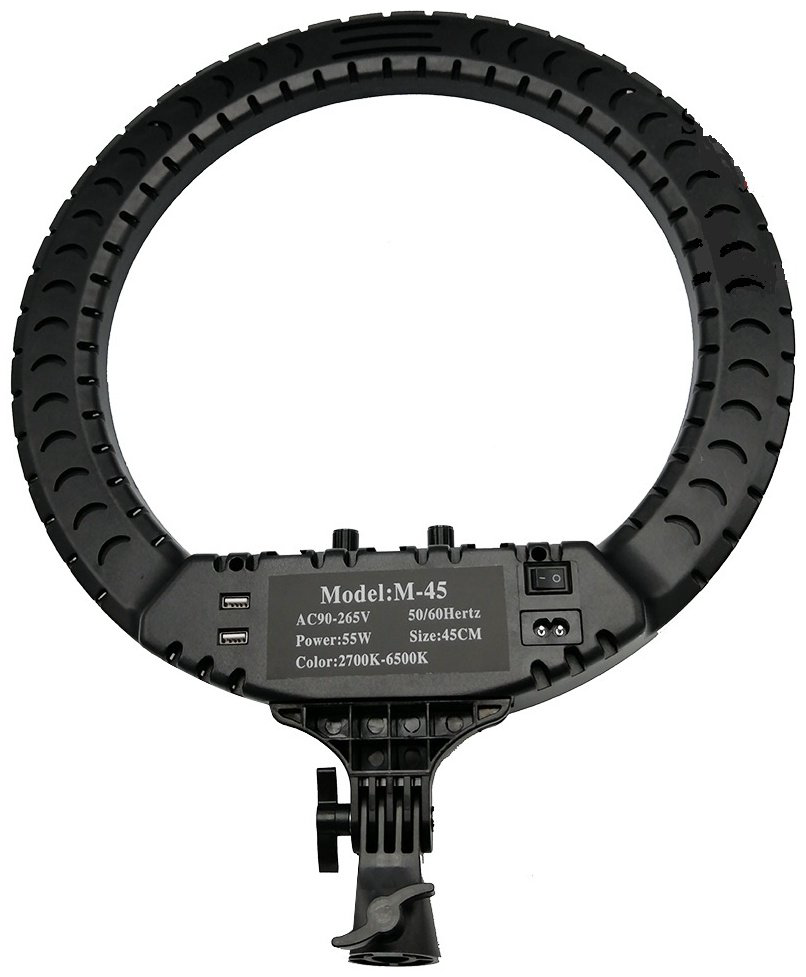 Кольцевая лампа Soft Ring Tech Ring Fill Light RL-18 512LED 45см черный купить,NaN