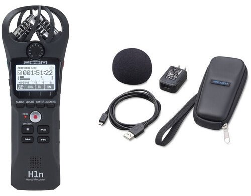 Портативный аудиорекордер Zoom H1n Handy Recorder Kit купить,NaN