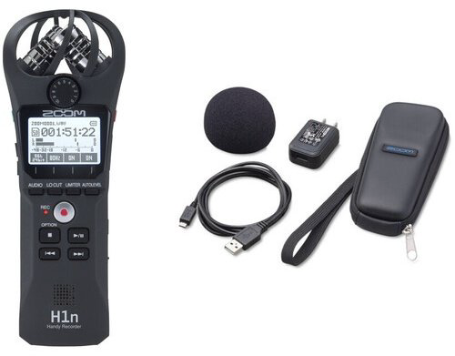 Портативный аудиорекордер Zoom H1n Handy Recorder Kit купить,NaN