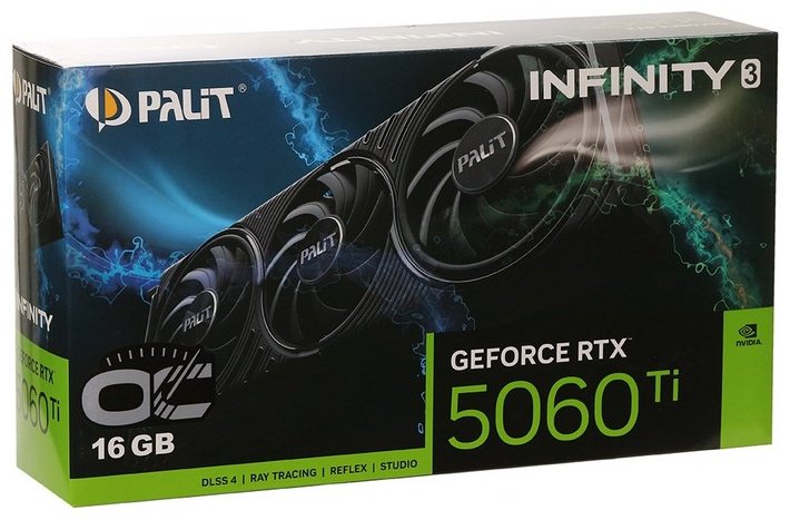 Видеокарта Palit RTX 5060 Ti Infinity 3 OC/NE7506TS19T1-GB2061S 16 Гб - ForteMarket Видеокарта Palit RTX 5060 Ti Infinity 3 OC/NE7506TS19T1-GB2061S 16 Гб купить,0