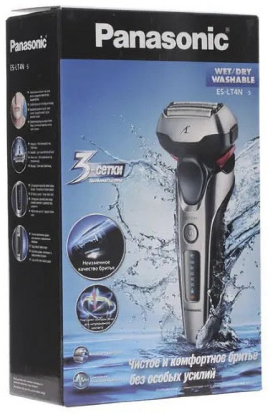 Электробритва Panasonic ES-LT4N-S820 сеточная от аккумулятора - ForteMarket Электробритва Panasonic ES-LT4N-S820 сеточная от аккумулятора купить,0