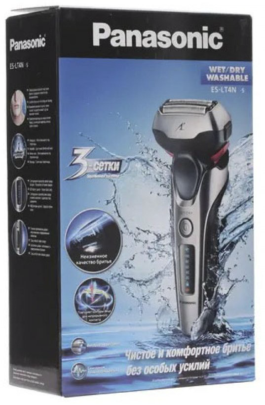Электробритва Panasonic ES-LT4N-S820 сеточная от аккумулятора купить,NaN
