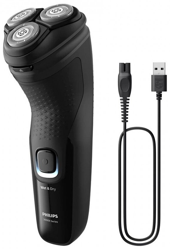 Электробритва Philips X3001/00 3000X роторная от аккумулятора - ForteMarket Электробритва Philips X3001/00 3000X роторная от аккумулятора купить,0
