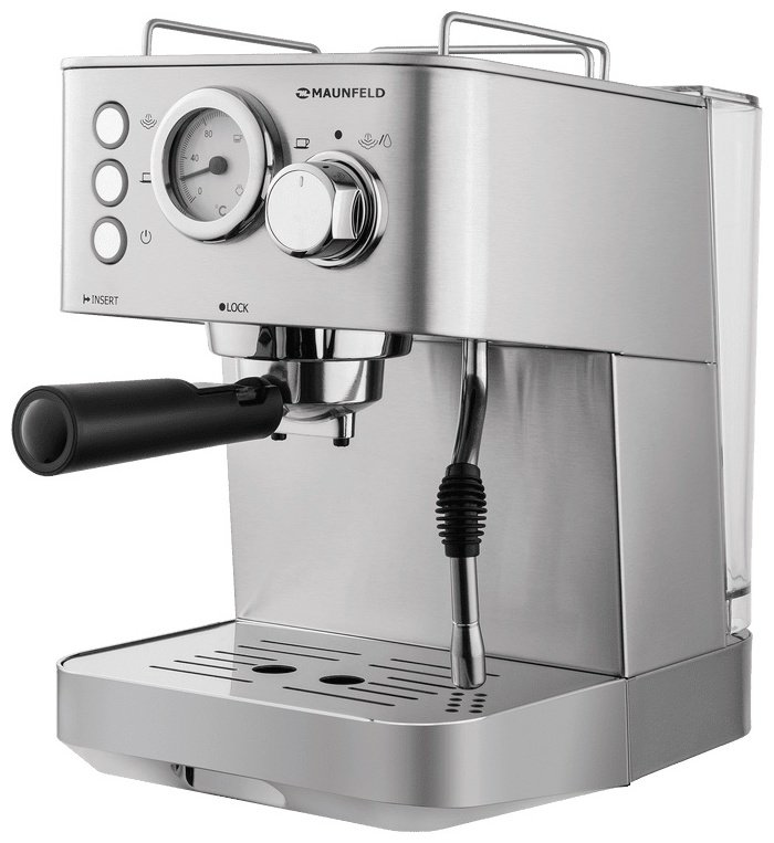 Кофемашина MAUNFELD MF-721S PRO стальной купить,110311