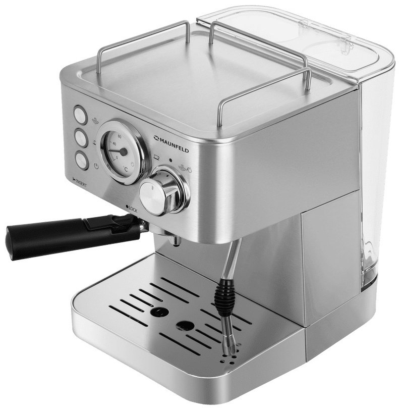 Кофемашина MAUNFELD MF-721S PRO стальной купить,0