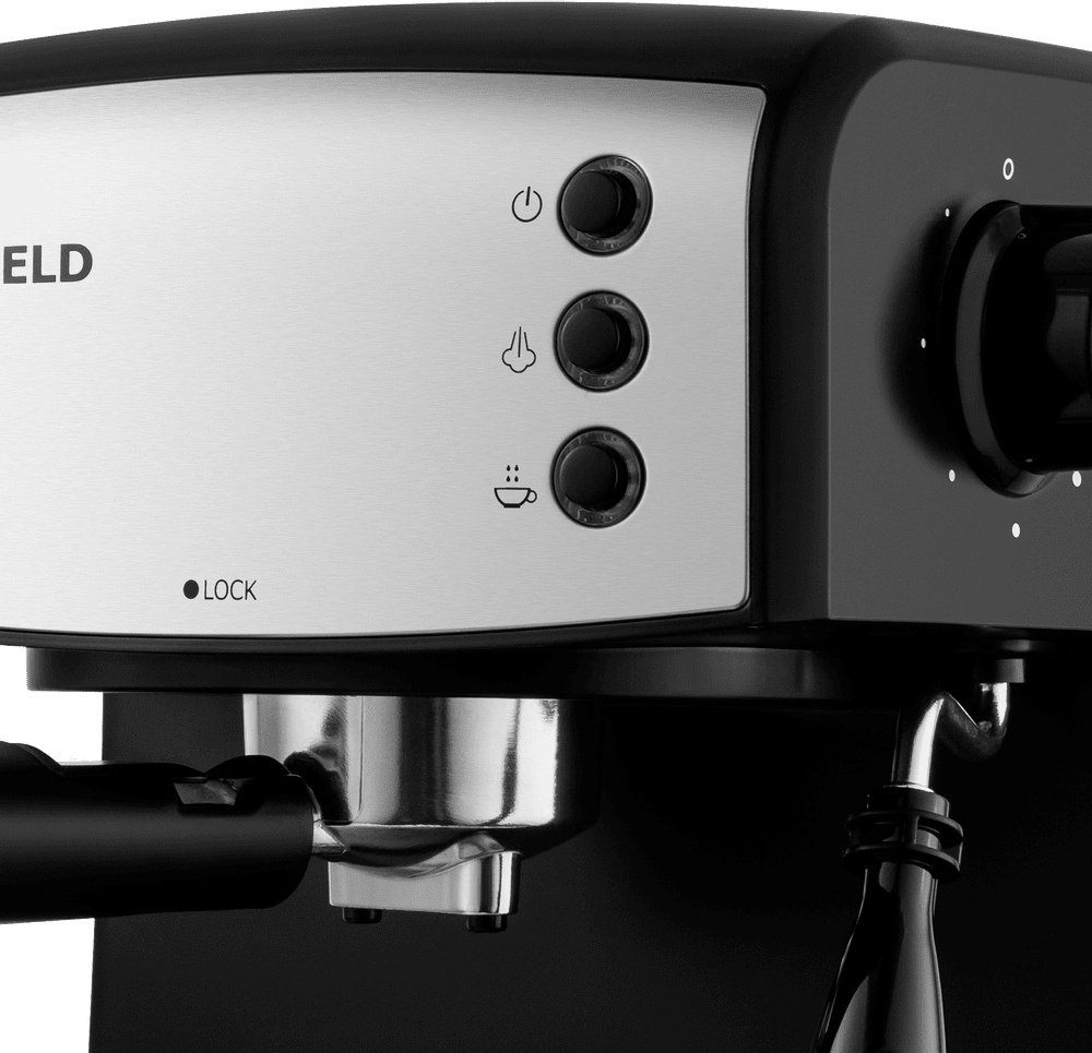 Кофемашина MAUNFELD MF-734BK черный, серый - ForteMarket Кофемашина MAUNFELD MF-734BK черный, серый купить,0