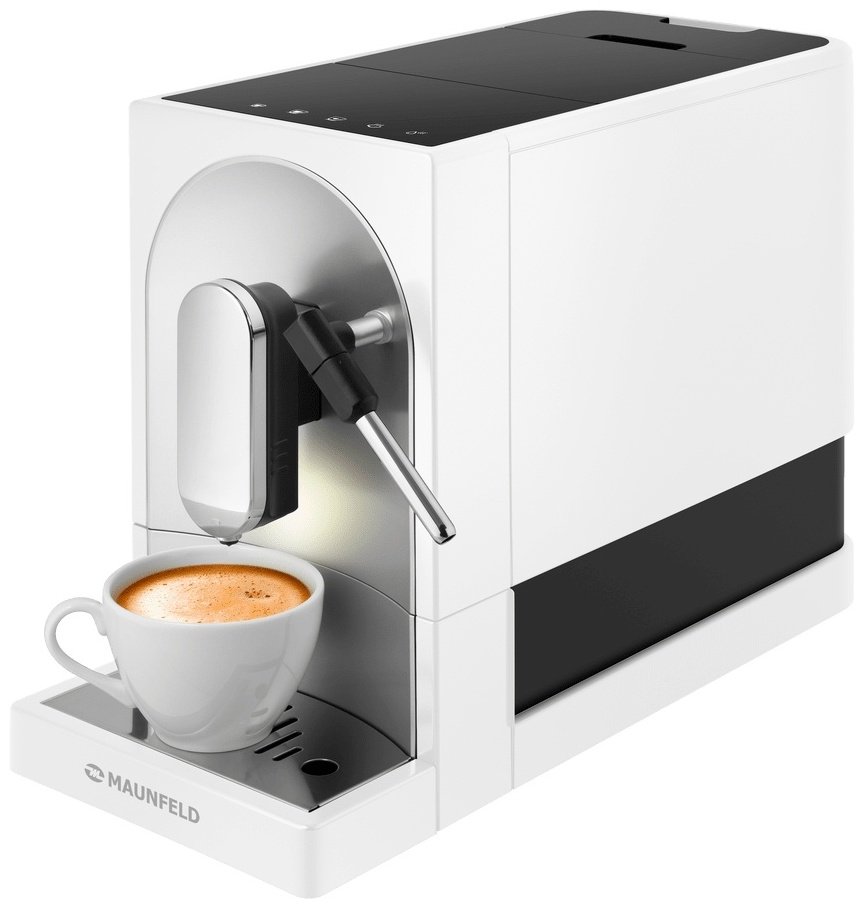 Кофемашина MAUNFELD MF-A7021WH белый - ForteMarket Кофемашина MAUNFELD MF-A7021WH белый купить,0