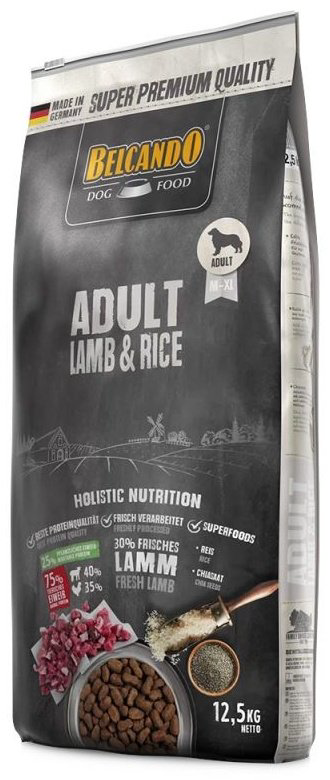Корм Belcando Adult Lamb&amp;Rice Ягненок с рисом для взрослых всех пород 12.5 кг купить,58379