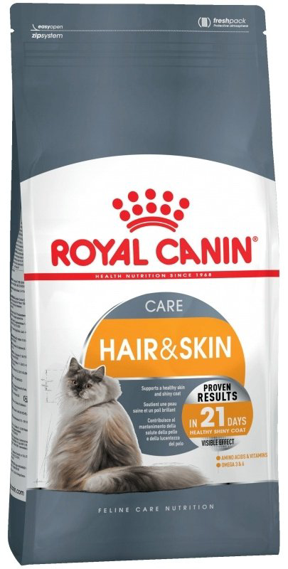 Корм Royal Canin Hair&amp;Skin для шерсти и кожи птица 10 кг купить,72753