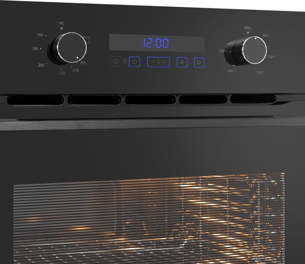Духовой шкаф MAUNFELD MOGM703B2 черный купить,NaN