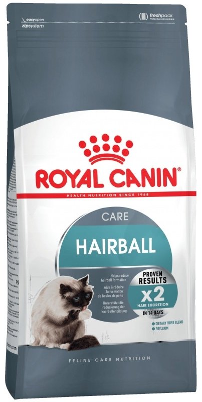 Корм Royal Canin Hairball для вывода шерсти птица 10 кг