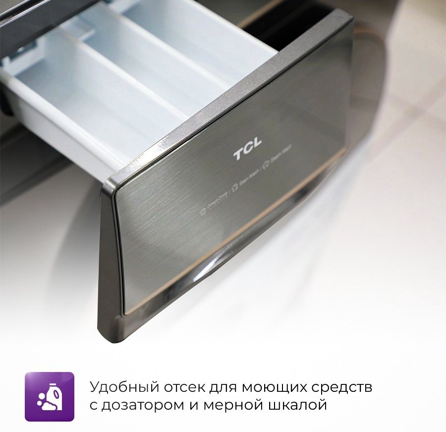 Стиральная машина TCL P1108FLG серый купить,NaN