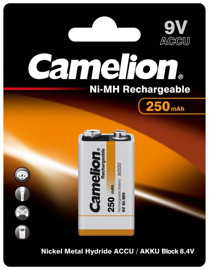 Аккумулятор 9V Camelion 1 шт