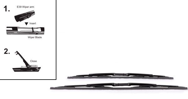 Щетка каркасная Stellox 201666-SX 650 мм, 2 шт