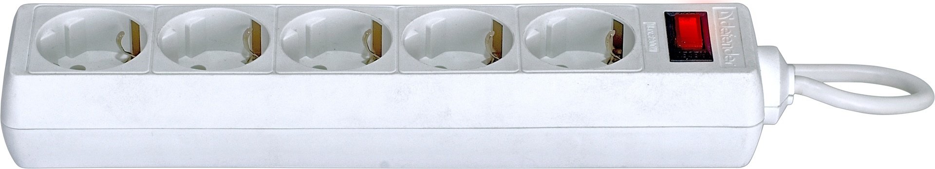 Сетевой фильтр Defender ES 3 3м 5 розеток White купить,0
