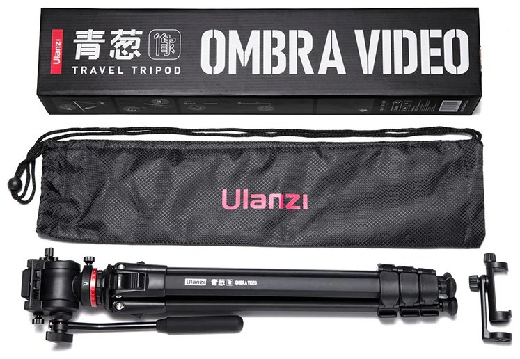 Напольный штатив Ulanzi Ombra XIANG Video Travel Tripod черный купить,NaN