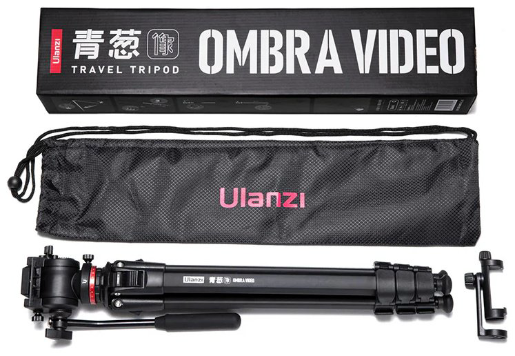 Напольный штатив Ulanzi Ombra XIANG Video Travel Tripod черный купить,NaN