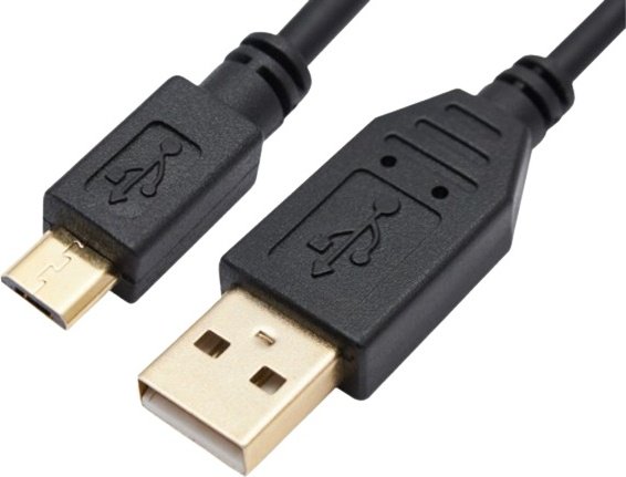 Переходник SHIP USB 2.0 (M), micro-USB 2.0 (M), 1.2 м, черный