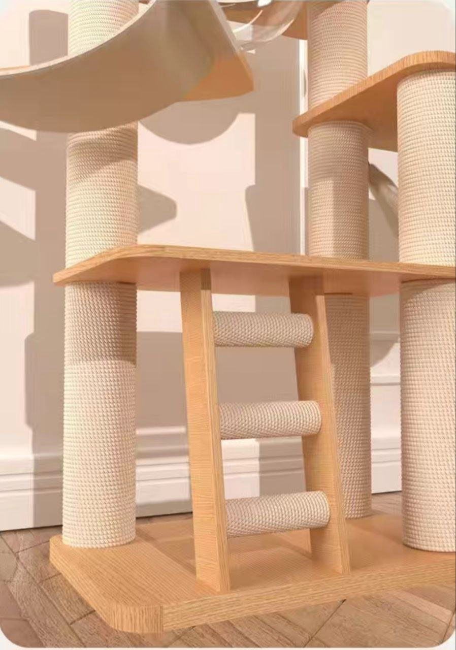 Игровой комплекс Cat House 500 бежевый купить,NaN