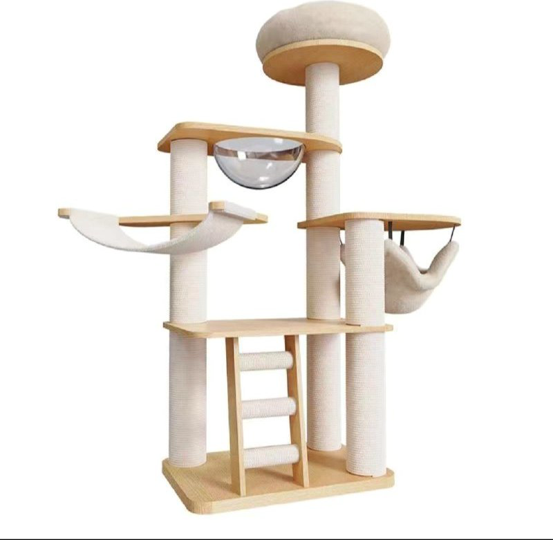 Игровой комплекс Cat House 500 бежевый купить,NaN