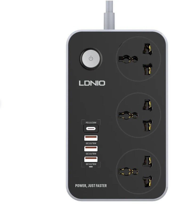 Сетевой фильтр LDNIO SC3412 2 м - ForteMarket Сетевой фильтр LDNIO SC3412 2 м купить,0