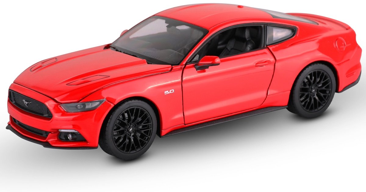Легковая Welly Ford Mustang GT 24062W, металл, красный