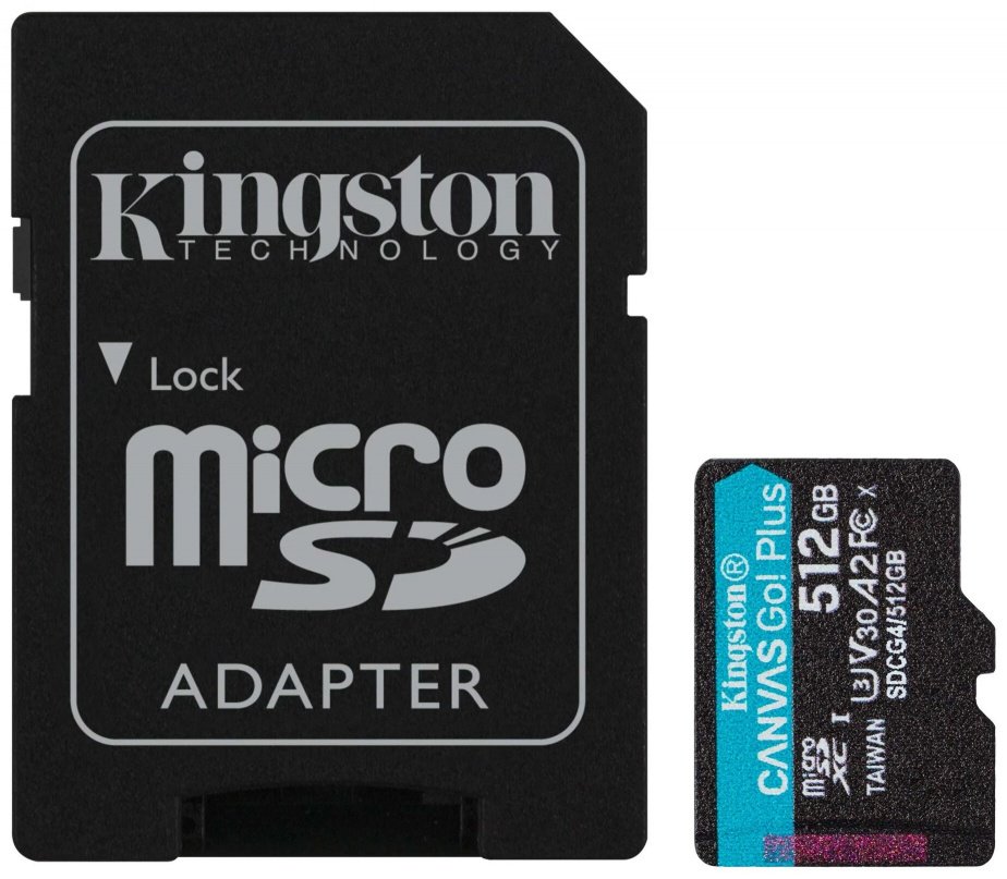 Карта памяти Kingston microSDXC Canvas Go! Plus (SDCG4/512GB) 512 Гб купить,0