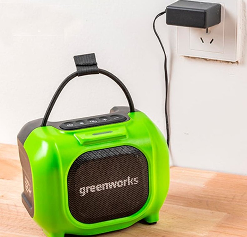 Портативная колонка Greenworks GPT-MNBS зеленый - ForteMarket Портативная колонка Greenworks GPT-MNBS зеленый купить,0