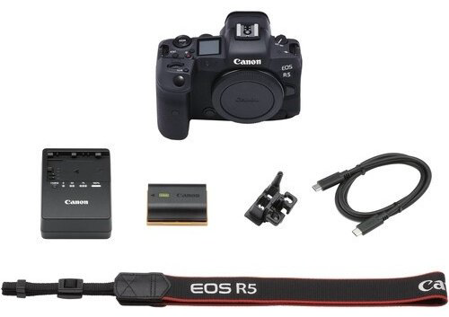 Фотокамера Canon EOS R5 Body + Mount Adapter Canon EF-EOS R купить,NaN