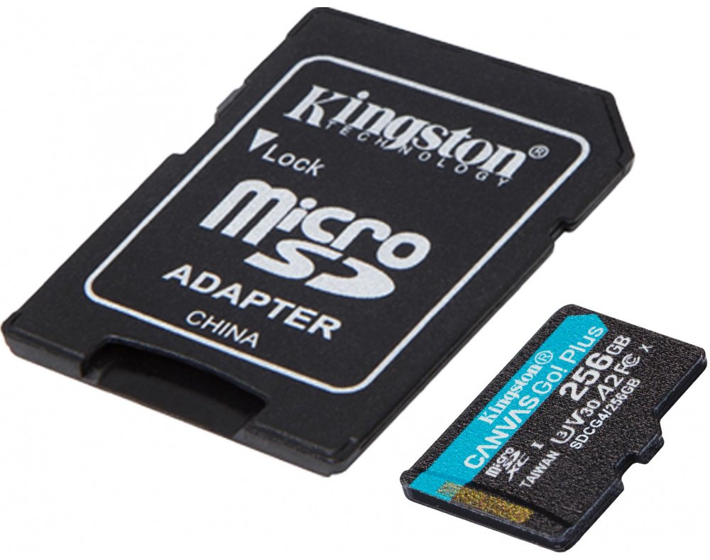 Карта памяти Kingston microSDXC Canvas Go! Plus (SDCG4/256GB) 256 Гб купить,0