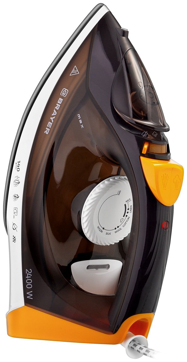 Утюг BRAYER 4003BR коричневый купить,NaN