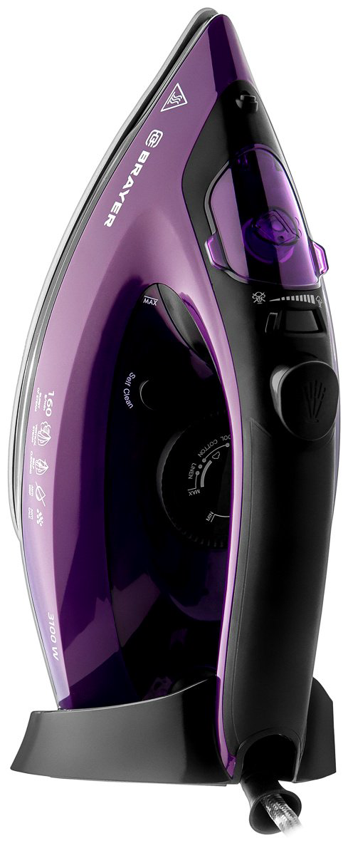 Утюг BRAYER 4012BR фиолетовый купить,NaN