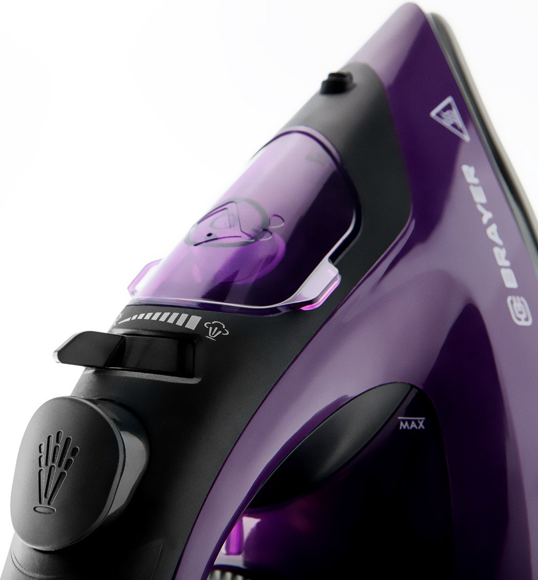 Утюг BRAYER 4012BR фиолетовый купить,NaN
