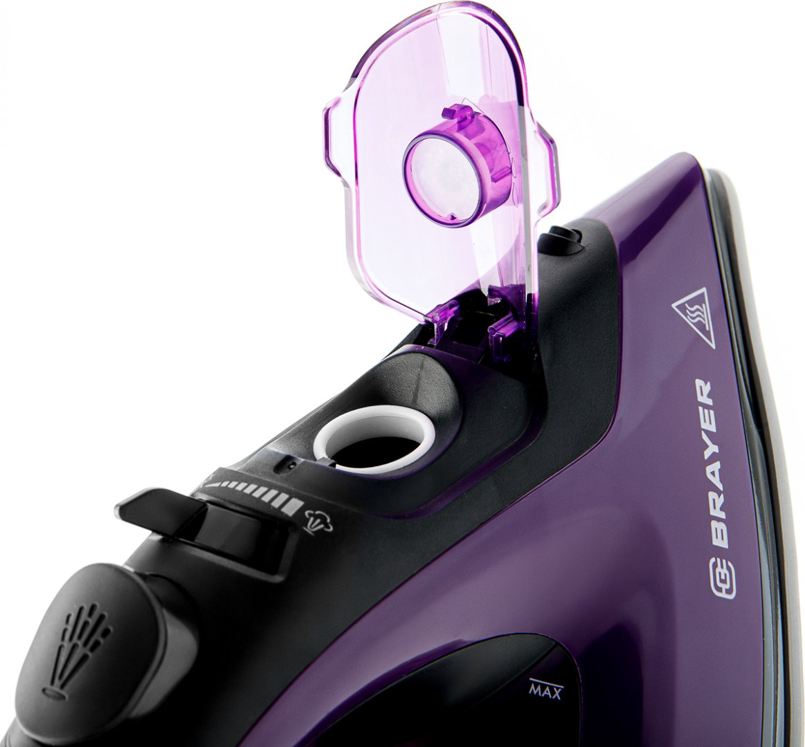 Утюг BRAYER 4012BR фиолетовый купить,NaN
