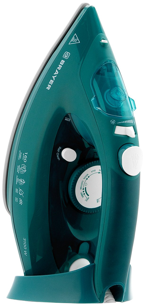 Утюг BRAYER 4013BR зеленый купить,NaN